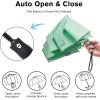 imageG4Free Mini Ultralight Umbrella UPF 50 UV Protection Compact Lightweight Travel Umbrella Super Slim Small Portable Automatic Open and Close40 InchUltraLight Light Green