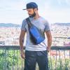 imageG4Free RFID Sling Bag Crossbody Sling Backpack Small Chest Shoulder Backpack Men Women Hiking OutdoorDark BlueBlue
