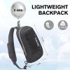 imageG4Free Sling Bag RFID Blocking Lightweight Crossbody Backpack Chest Shoulder Bag for Travel Sports RunningBlack