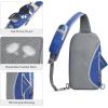imageG4Free Sling Bag RFID Blocking Lightweight Crossbody Backpack Chest Shoulder Bag for Travel Sports RunningBlue