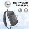 imageG4Free Sling Bag RFID Blocking Lightweight Crossbody Backpack Chest Shoulder Bag for Travel Sports RunningDark Grey