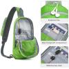 imageG4Free Sling Bag RFID Blocking Lightweight Crossbody Backpack Chest Shoulder Bag for Travel Sports RunningGreen