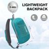 imageG4Free Sling Bag RFID Blocking Lightweight Crossbody Backpack Chest Shoulder Bag for Travel Sports RunningPeacock Blue