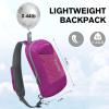 imageG4Free Sling Bag RFID Blocking Lightweight Crossbody Backpack Chest Shoulder Bag for Travel Sports RunningPurple