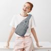 imageG4Free Sling Bag RFID Crossbody Sling Backpack with USB Charging Port Travel Hiking Daypack Shoulder Chest Bag for Women MenBlackGray