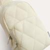 imageG4Free Sling Bag for Women Casual Quilted Puffer Crossbody Purse Lightweight Fanny Packs for Daily Travel WorkBeige
