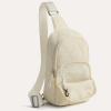 imageG4Free Sling Bag for Women Casual Quilted Puffer Crossbody Purse Lightweight Fanny Packs for Daily Travel WorkBeige