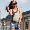 imageG4Free Sling Bag for Women Casual Quilted Puffer Crossbody Purse Lightweight Fanny Packs for Daily Travel WorkBeige