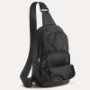 imageG4Free Sling Bag for Women Casual Quilted Puffer Crossbody Purse Lightweight Fanny Packs for Daily Travel WorkBlack