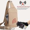 imageG4Free Sling Bag for Women Casual Quilted Puffer Crossbody Purse Lightweight Fanny Packs for Daily Travel WorkKhaki