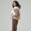 imageG4Free Sling Bag for Women Casual Quilted Puffer Crossbody Purse Lightweight Fanny Packs for Daily Travel WorkKhaki