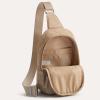 imageG4Free Sling Bag for Women Casual Quilted Puffer Crossbody Purse Lightweight Fanny Packs for Daily Travel WorkKhaki