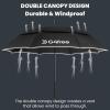 imageG4Free Strongest Golf Umbrella with Full Carbon Fiber Wellconstructed ampamp Super Lightweight ampamp Windproof Double Vented Mesh Canopy Large 62 Inch Oversized Stick Umbrellas for Rain Sun Automatic OpenBlack