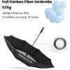 imageG4Free Strongest Golf Umbrella with Full Carbon Fiber Wellconstructed ampamp Super Lightweight ampamp Windproof Double Vented Mesh Canopy Large 62 Inch Oversized Stick Umbrellas for Rain Sun Automatic OpenBlack