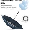 imageG4Free Strongest Golf Umbrella with Full Carbon Fiber Wellconstructed ampamp Super Lightweight ampamp Windproof Double Vented Mesh Canopy Large 62 Inch Oversized Stick Umbrellas for Rain Sun Automatic OpenNavy Blue