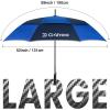 imageG4Free Strongest Golf Umbrella with Full Carbon Fiber Wellconstructed ampamp Super Lightweight ampamp Windproof Double Vented Mesh Canopy Large 62 Inch Oversized Stick Umbrellas for Rain Sun Automatic OpenNavyRoyal Blue
