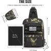 imageG4Free Tactical Sling Bag Backpack EDC Concealed Carry Bag Small Crossbody Shoulder Chest PackBlack Camo