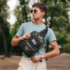 imageG4Free Tactical Sling Bag Backpack EDC Concealed Carry Bag Small Crossbody Shoulder Chest PackBlack Camo
