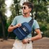 imageG4Free Tactical Sling Bag Backpack EDC Concealed Carry Bag Small Crossbody Shoulder Chest PackDark Blue