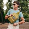 imageG4Free Tactical Sling Bag Backpack EDC Concealed Carry Bag Small Crossbody Shoulder Chest PackTan
