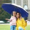 imageG4Free UPF 50 UV Protection 54 Inch Large Reverse Travel Umbrella 10 Ribs Windproof Compact Sun Blocking Inverted Car Umbrellas Automatic Open Close BlackSilverUVBlueSilver