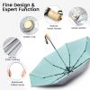 imageG4Free UPF 50 UV Protection Travel Sun Umbrella Compact 42 Inch Small UV Blocking SPF Umbrella Auto Open CloseLake Blue