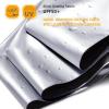 imageG4Free UPF 50 UV Protection Travel Umbrella 4246 Inch Windproof Silver Coating Sun Blocking UmbrellaSilverBlue