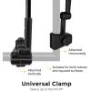 imageG4Free UPF 50 Universal Clamp On Umbrella Adjustable Outdoor UV Protection Beach Chair Umbrella for Strollers Wheelchairs Patio Chairs and Golf CartsLake Blue
