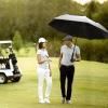 imageG4Free Vented UV GolfBeach Umbrella 68quot Arc Auto Open Oversize Extra Large Windproof Sun Shade Rain UmbrellasSilverBlack