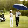 imageG4Free Vented UV GolfBeach Umbrella 68quot Arc Auto Open Oversize Extra Large Windproof Sun Shade Rain UmbrellasSilverBlue