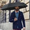 imageG4Free Windproof Travel Umbrellas for Rain 46inch Double Canopy Automatic Compact Umbrella with Strong Fiberglass Frame and Windproof CableBlackRed