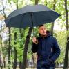 imageG4Free Wooden J Handle Umbrella 54 Inch Large Auto Open Classic Windproof Rain Stick Umbrellas for Men WomenBlue