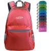 imageG4Free 20L Lightweight Packable Backpack Travel Hiking Daypack Foldable Backpack for Men WomenAdeep Red