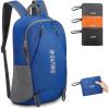 imageG4Free 24L Packable Hiking Backpack Lightweight Foldable Small Sport Travel Daypack Water Resistant for Women MenBlue