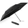 imageG4Free 43 Inch Mini Travel Umbrella Compact Ultralight UPF 50 UV Protection Carbon Fiber Super Slim Small Umbrella Weighs Only 4 ozBlackoutPlaid Black