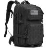imageG4Free 45L Military Tactical Backpack 3 Day Assault Survival Molle Pack Bug Out Bag Travel Fishing Backpack RucksackBlack