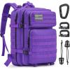 imageG4Free 45L Military Tactical Backpack 3 Day Assault Survival Molle Pack Bug Out Bag Travel Fishing Backpack RucksackPurple