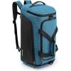 imageG4Free 45L60L 3Way Duffle Backpack Gym Bag with Wet Pocket ampamp Shoes Compartment Sports Travel Weekender Overnight Duffel BagPeacock Blue