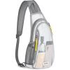 imageG4Free Clear Fanny pack Mesh Sling bag Transparent Bag With Adjustable Strap Purse For Travel Festivals Sports Party GreyGrey