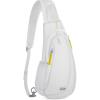 imageG4Free Clear Fanny pack Mesh Sling bag Transparent Bag With Adjustable Strap Purse For Travel Festivals Sports Party GreyWhite