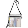 imageG4Free Clear Sling Bag Clear Crossbody Mesh Purses for Women Transparent Lightweight Chest BagDstyle