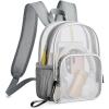 imageG4Free Clear Sling Bag Clear Crossbody Mesh Purses for Women Transparent Lightweight Chest BagI Style