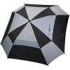 imageG4Free Extra Large Golf Umbrella 6268 inch Square Vented Windproof Auto Open Double Canopy Oversized Stick UmbrellaBlackGrey