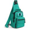 imageG4Free Outdoor Tactical Bag Backpack Military Sport Bag Pack Sling Shoulder Backpack Tactical Bag for Every Day CarryPeacock Green