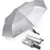 imageG4Free UPF 50 UV Protection Large Travel Umbrella 46 Inch Double Layer Auto Open Close Windproof Sun Blocking UmbrellaPink