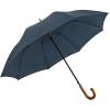 imageG4Free Wooden J Handle Umbrella 54 Inch Large Auto Open Classic Windproof Rain Stick Umbrellas for Men WomenBlue