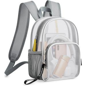 imageG4Free Clear Sling Bag Clear Crossbody Mesh Purses for Women Transparent Lightweight Chest BagI Style