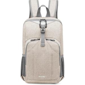 imageG4Free Mini 10L Hiking Daypack Small Hiking Backpack Cycling Compact Shoulder Backpack Outdoor for Men WomenIvory