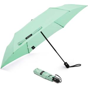 imageG4Free Mini Ultralight Umbrella UPF 50 UV Protection Compact Lightweight Travel Umbrella Super Slim Small Portable Automatic Open and Close40 InchUltraLight Light Green