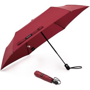 imageG4Free Mini Ultralight Umbrella UPF 50 UV Protection Compact Lightweight Travel Umbrella Super Slim Small Portable Automatic Open and Close40 InchUltraLight Wine Red